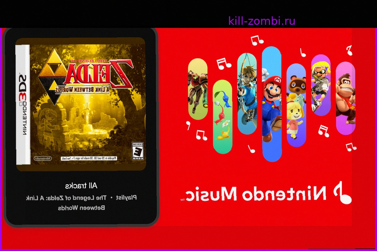 Саундтрек The Legend of Zelda: A Link Between Worlds теперь доступен на Nintendo Music